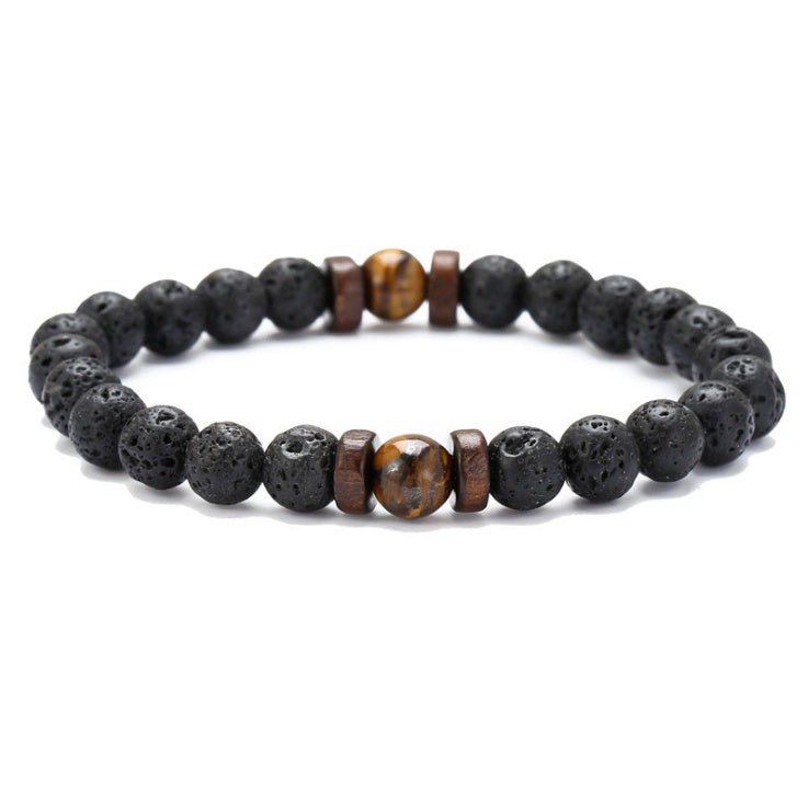 Black Volcanic Stone Bracelet - jasmin milk bar