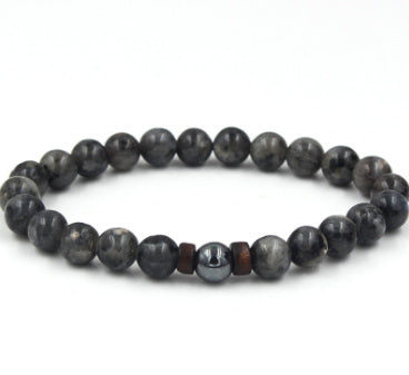 Black Volcanic Stone Bracelet - jasmin milk bar