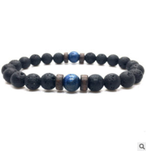 Black Volcanic Stone Bracelet - jasmin milk bar