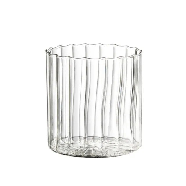 Corrugated Drinking Glass - jasmin milk bar