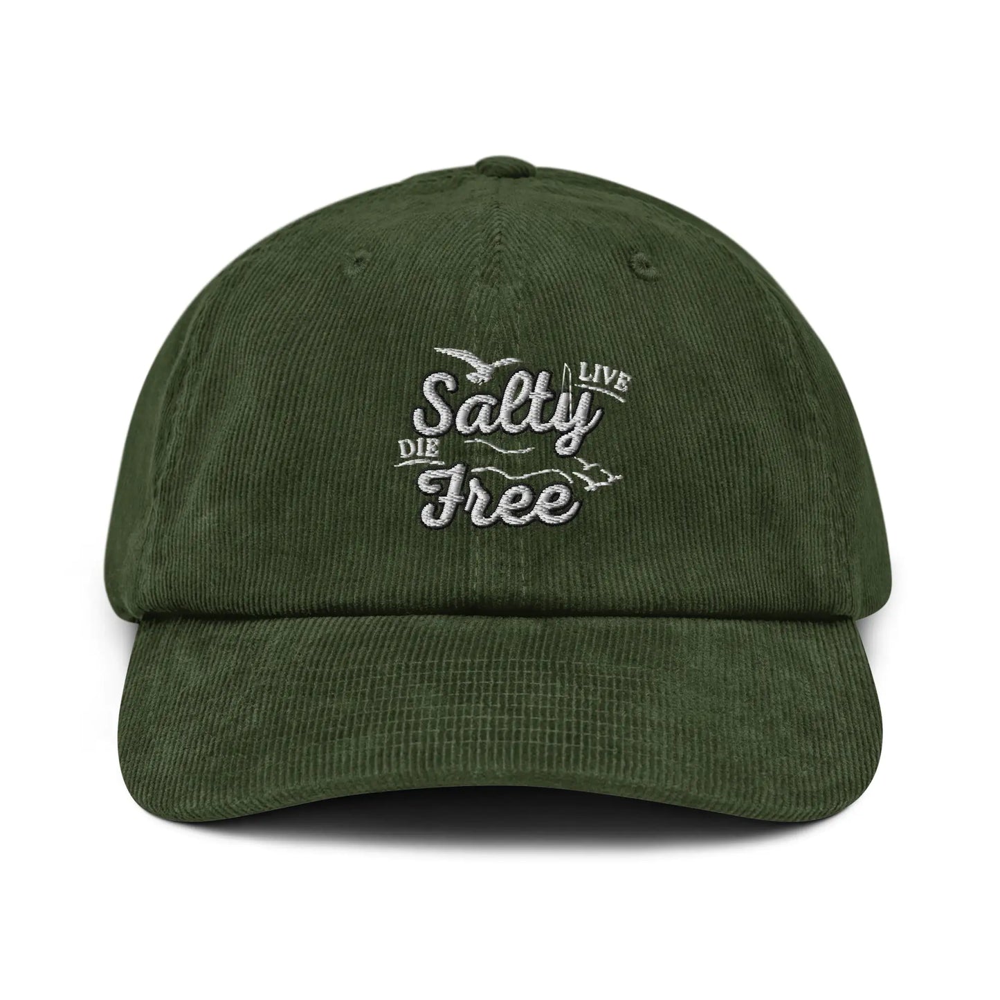 Live Salty, Die Free Corduroy hat - jasmin milk bar