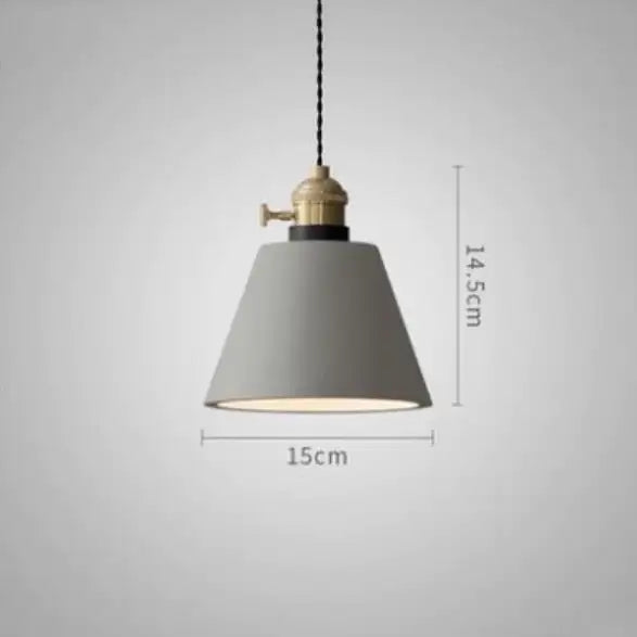 Vintage Style Cemented Pendant Light - jasmin milk bar