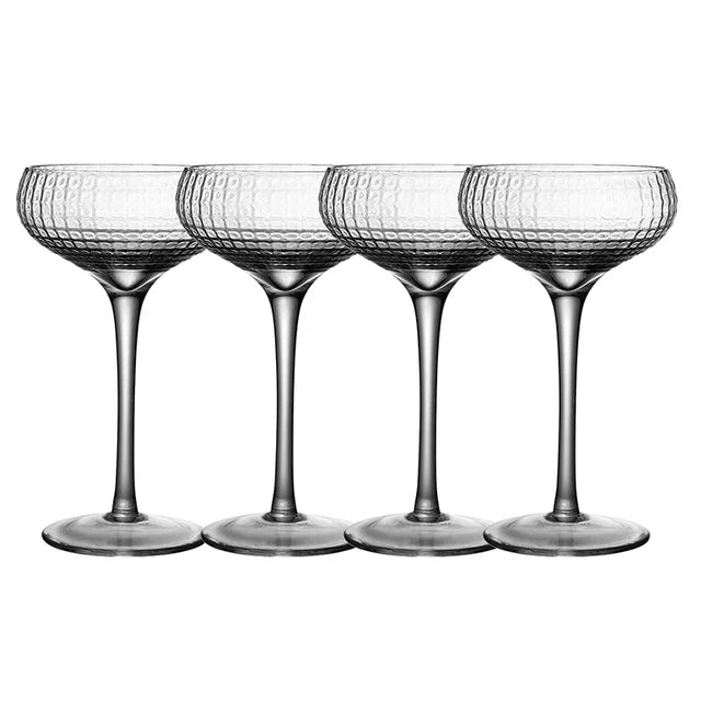 4PCS 200ML Coupe Cocktail Glass - jasmin milk bar