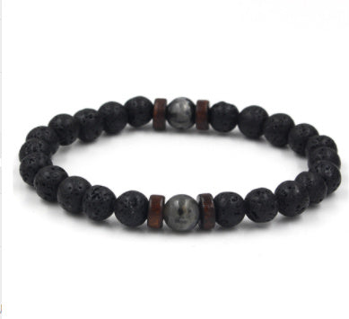 Black Volcanic Stone Bracelet - jasmin milk bar