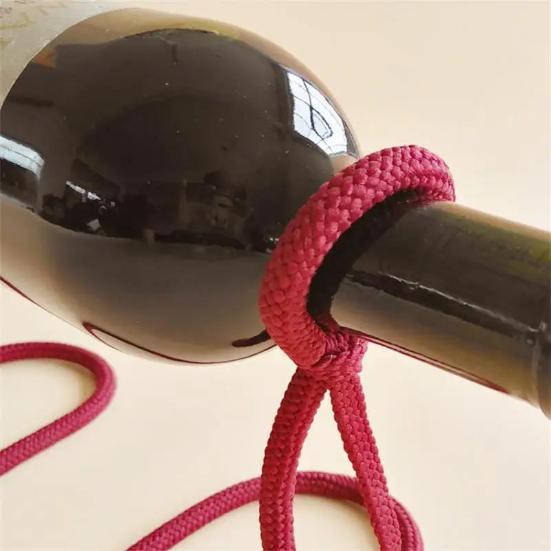 Creative Suspended Rope Wine Rack - jasmin milk bar