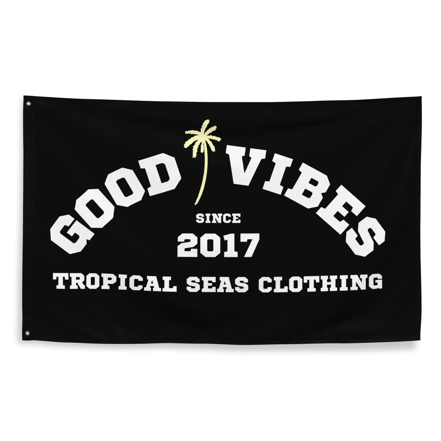 Beachy Good Vibes Flag - jasmin milk bar