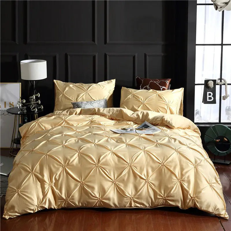 Royal Quilted Bedding Set - jasmin milk bar