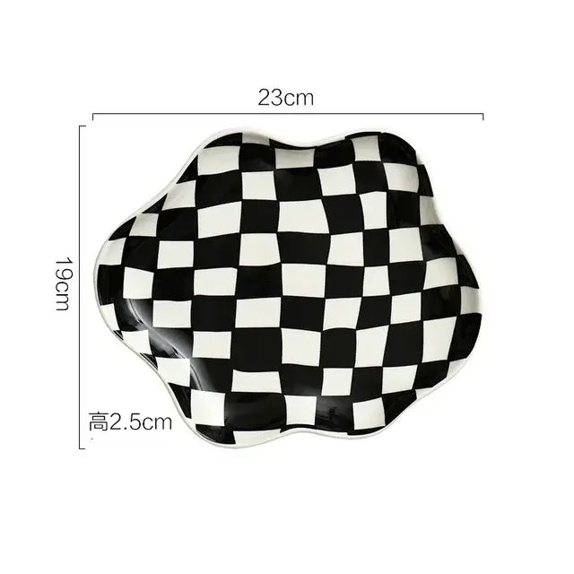 Nordic Checkerboard Jewelry Storage - jasmin milk bar