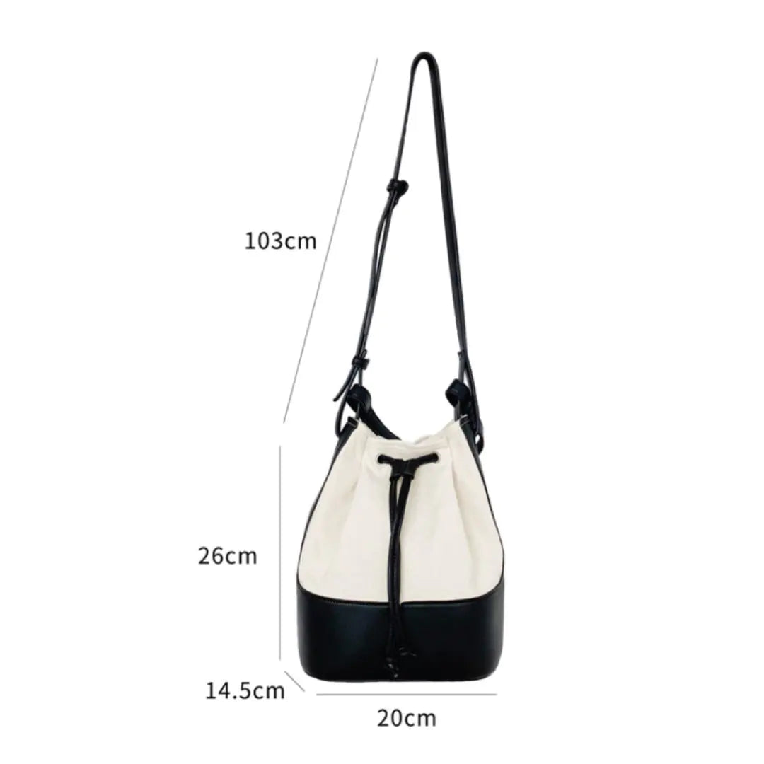 Sabine Drawstring Bag - jasmin milk bar