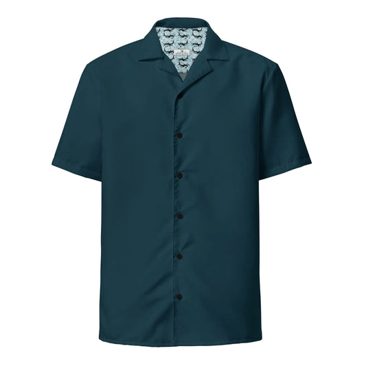 Dark Seas Blue button shirt - jasmin milk bar