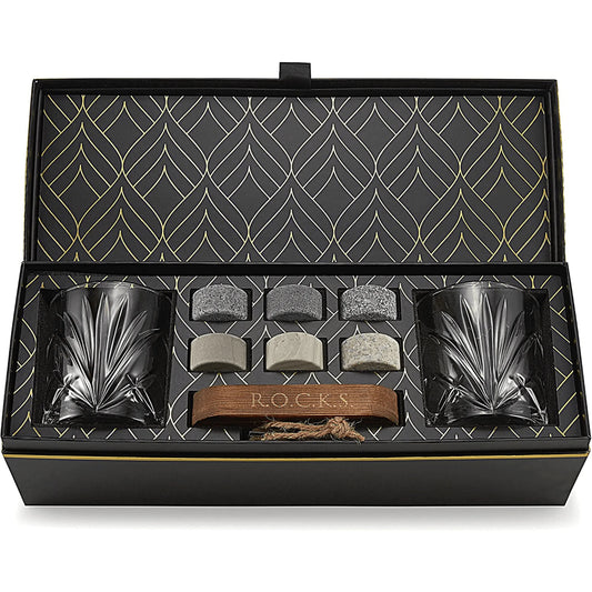 The Connoisseur's Set - Whiskey Stones & Palm Glass Edition - jasmin milk bar