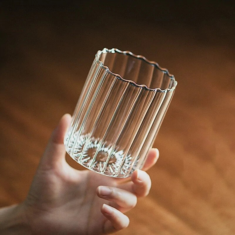 Corrugated Drinking Glass - jasmin milk bar