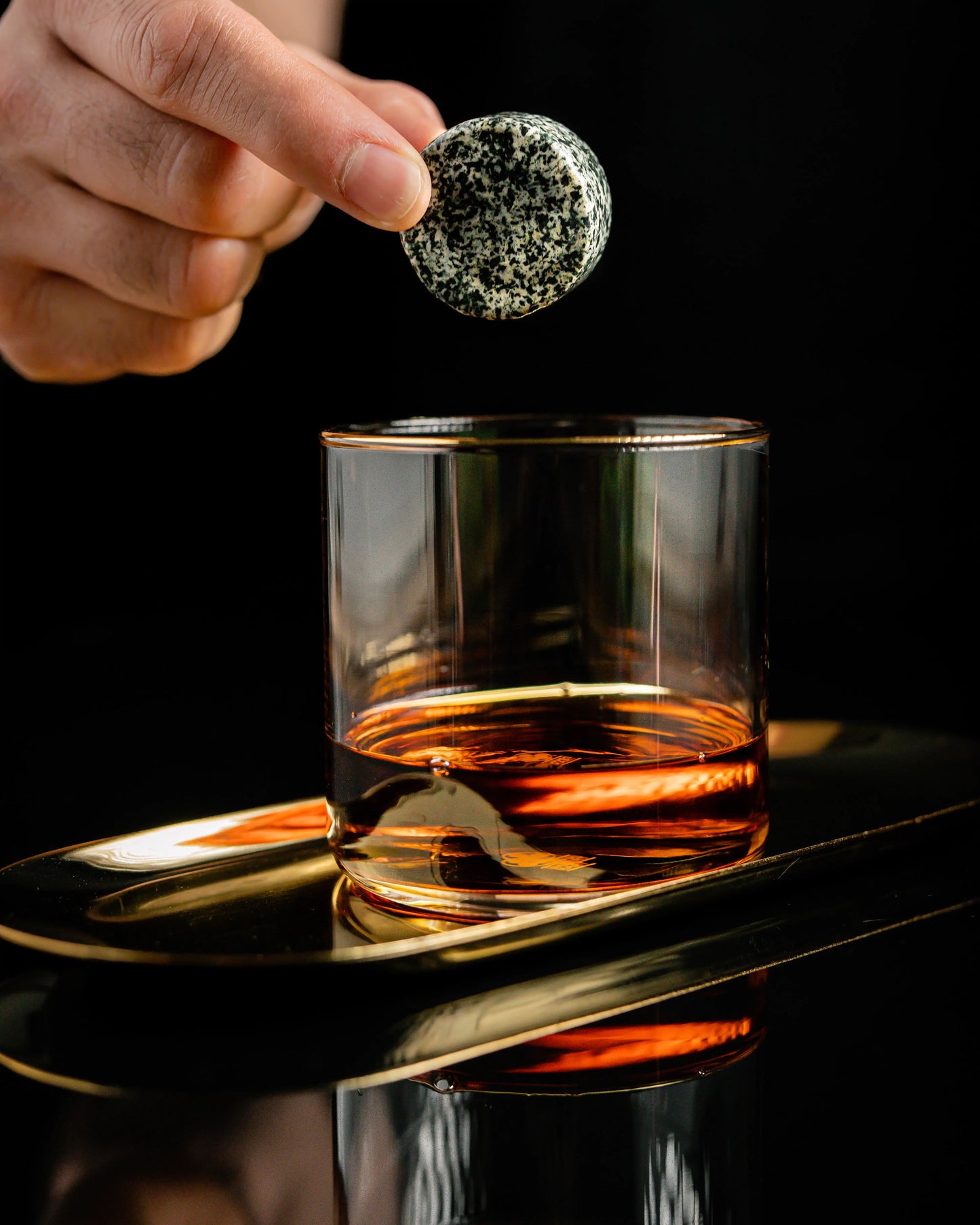 The Connoisseur's Set - Whiskey Stones & Twist Glass Edition - jasmin milk bar