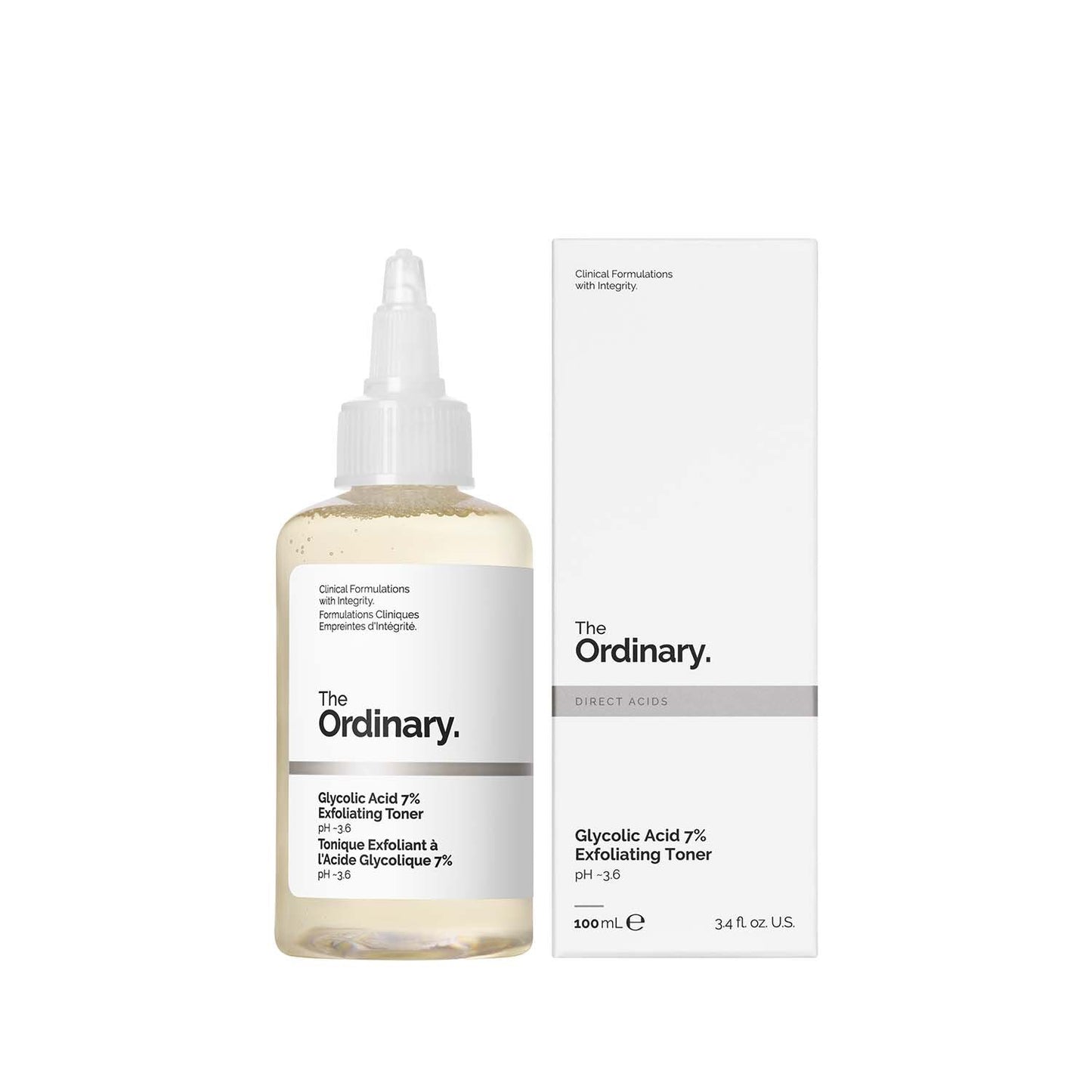 The Ordinary Direct Acids Tonique Exfoliant à l'Acide Glycolique 7% - jasmin milk bar