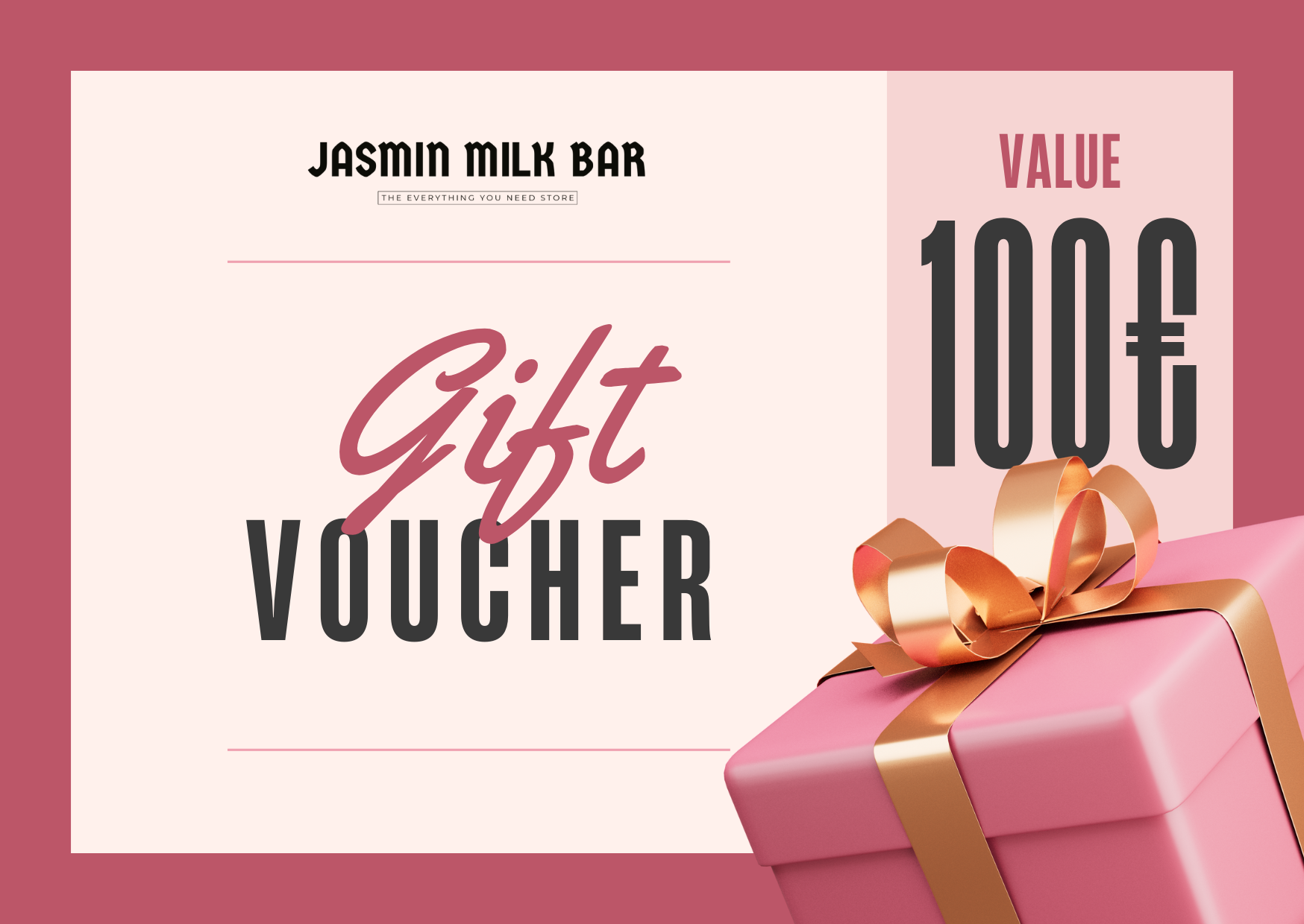 Jasmin Milk Bar GIFT CARD - jasmin milk bar