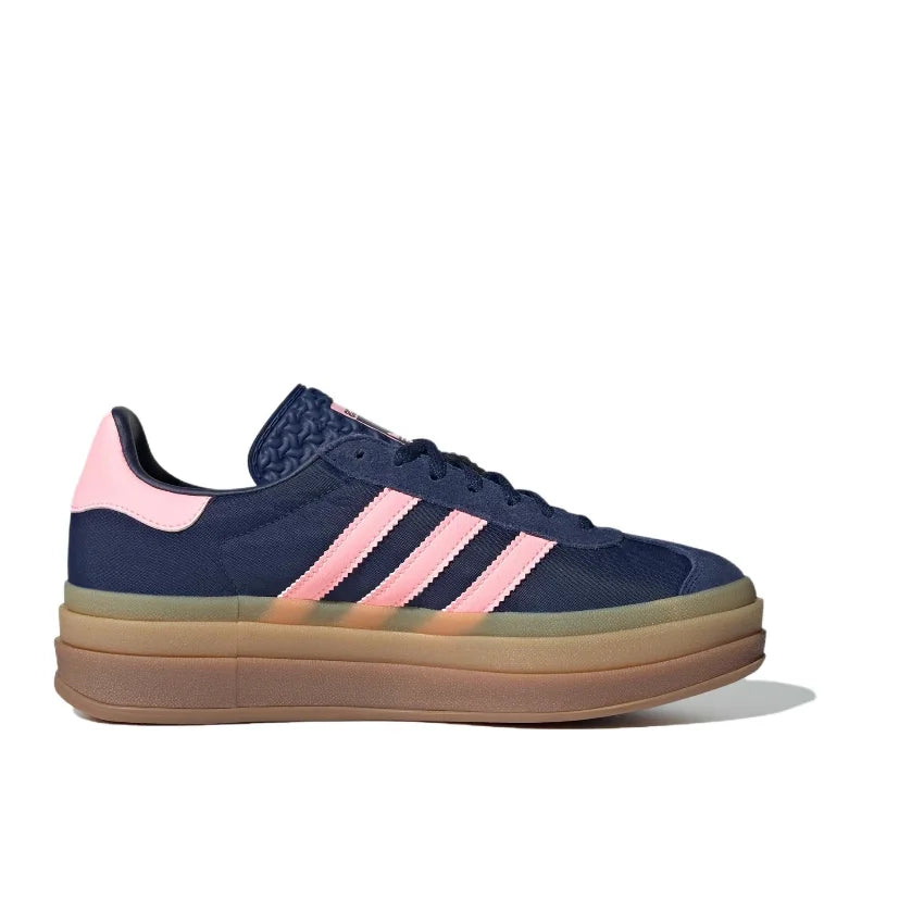 Adidas New Arrival Gazelle Bold thick bottom Men's and Women's shoes - jasmin milk bar