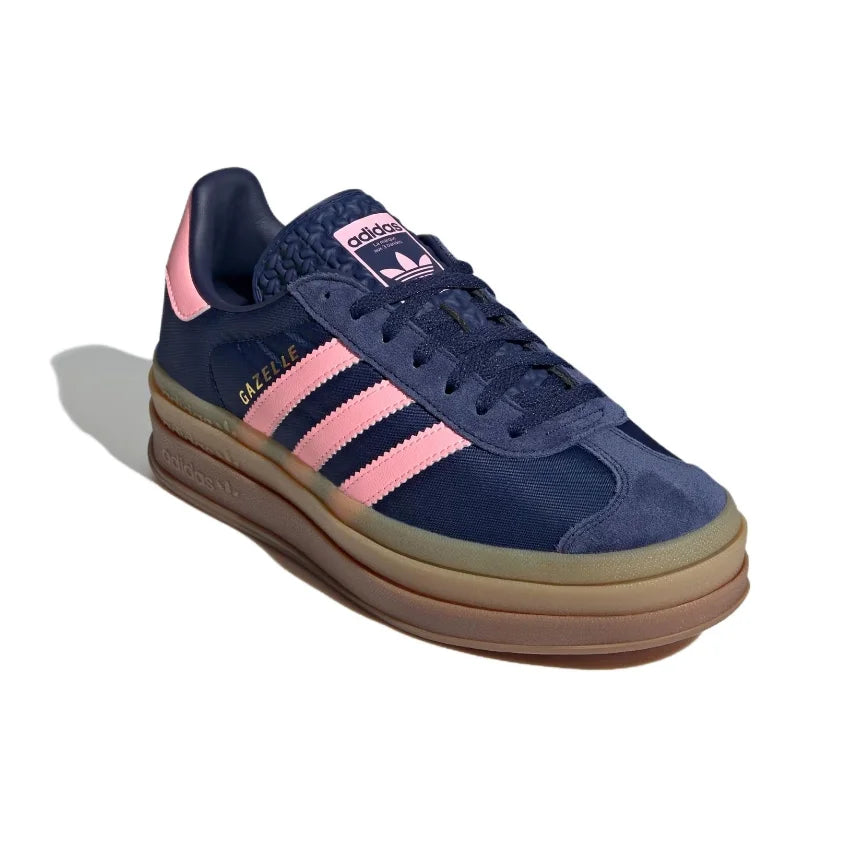 Adidas New Arrival Gazelle Bold thick bottom Men's and Women's shoes - jasmin milk bar