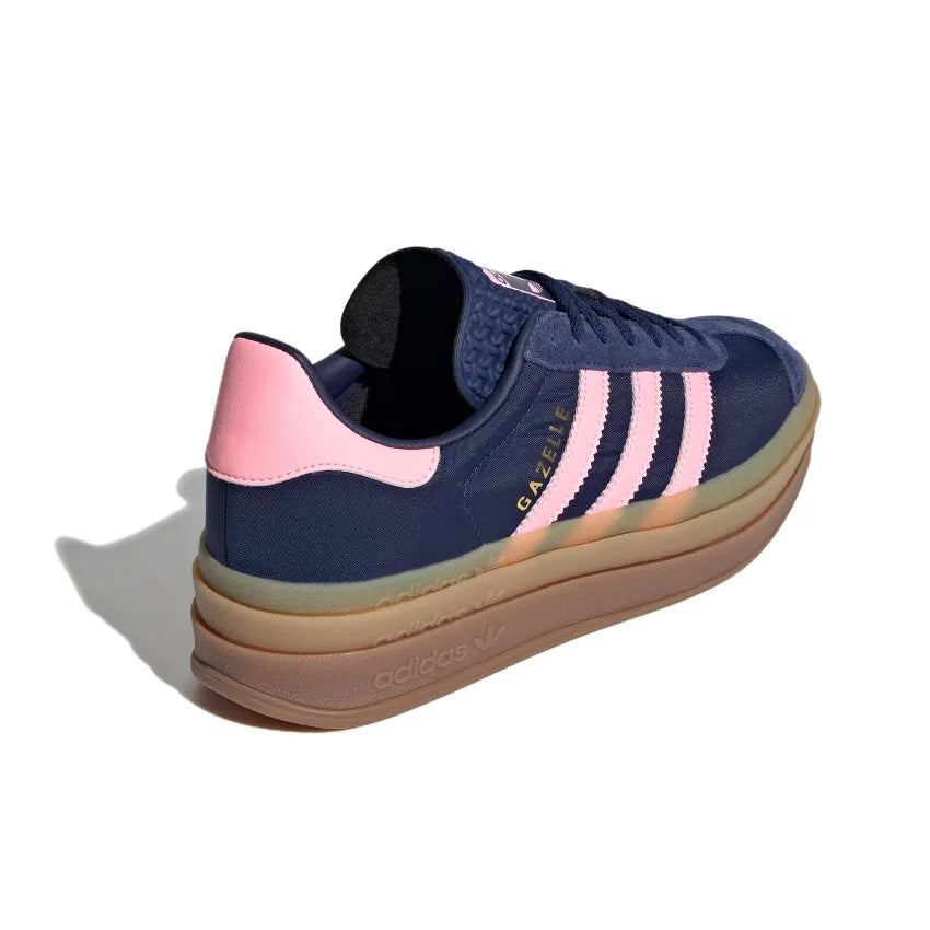 Adidas New Arrival Gazelle Bold thick bottom Men's and Women's shoes - jasmin milk bar