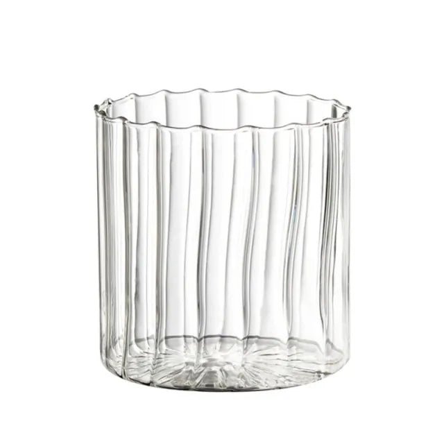 Corrugated Drinking Glass - jasmin milk bar