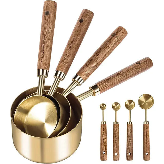 8-Piece Measure Cup and Spoon Set - jasmin milk bar