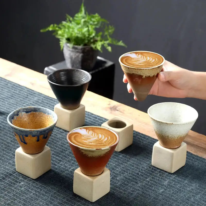 Ceramic Cone Cup - jasmin milk bar