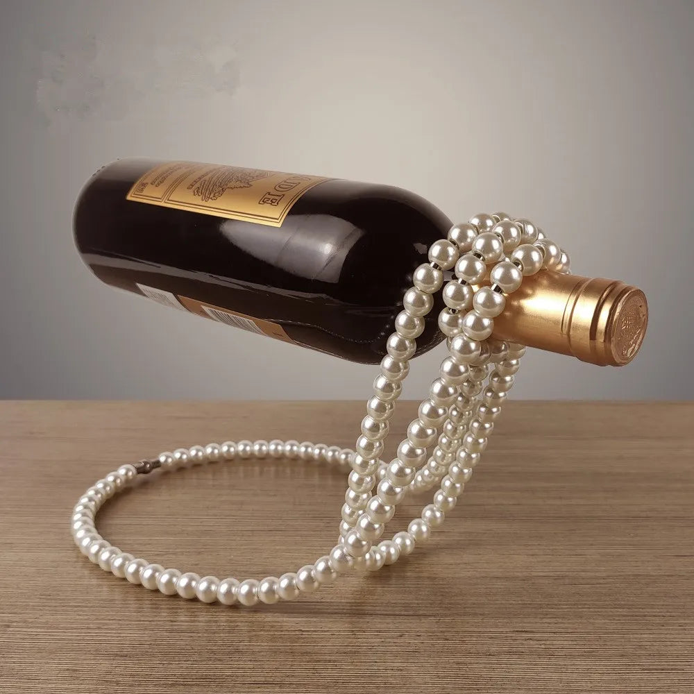 Creative Pearl Necklace Wine - jasmin milk bar