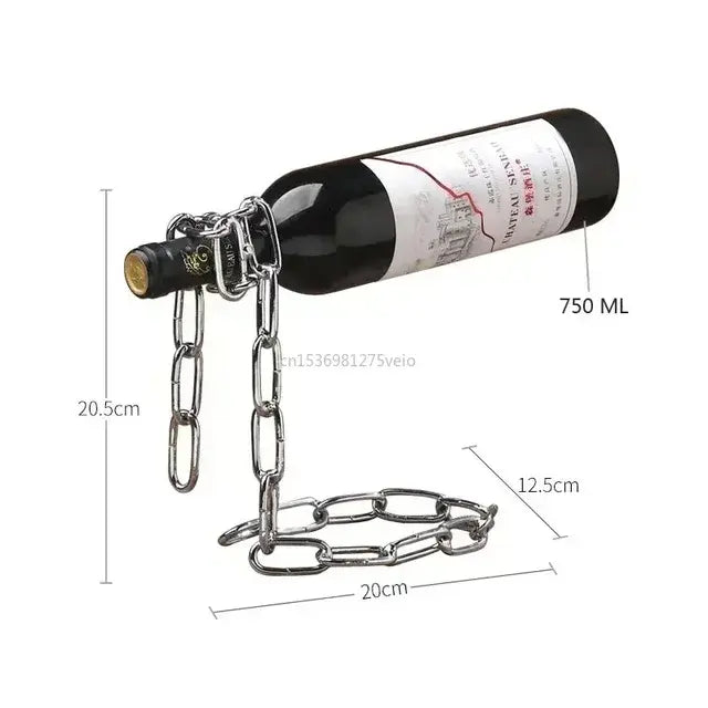 Magical Suspension Iron Chain Wine Racks - jasmin milk bar