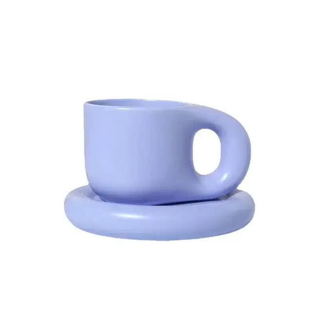 Ink Splash Fat Handle Mug - jasmin milk bar