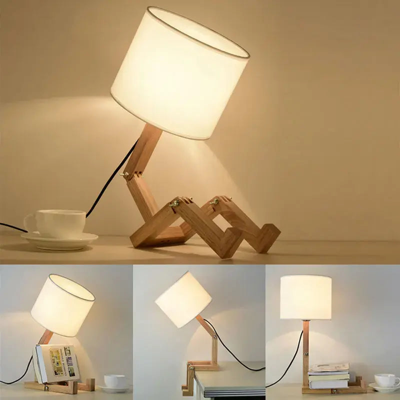 Table Lamp Robot Shape - jasmin milk bar