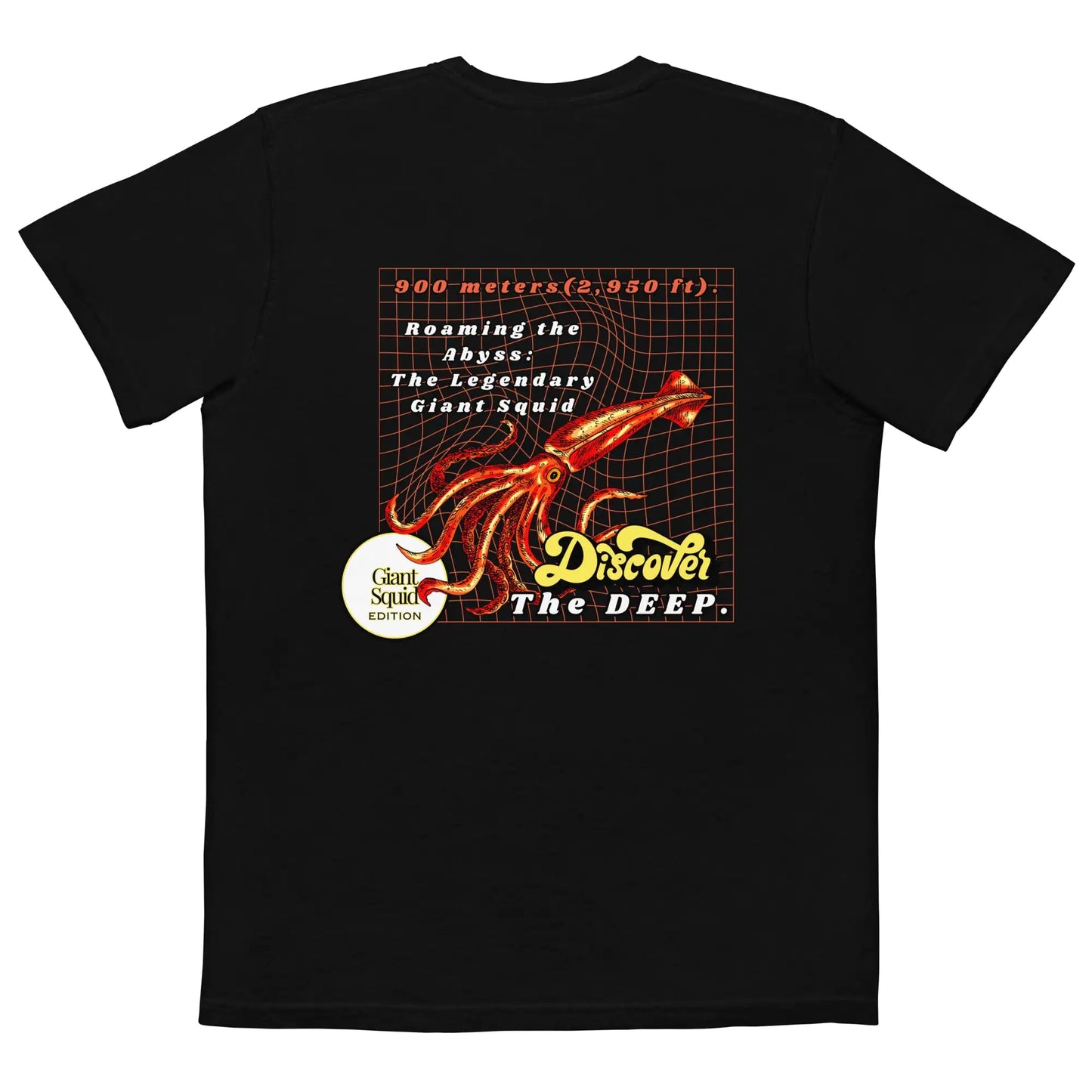 Discover the Deep Giant Squid Pocket T-shirt - jasmin milk bar