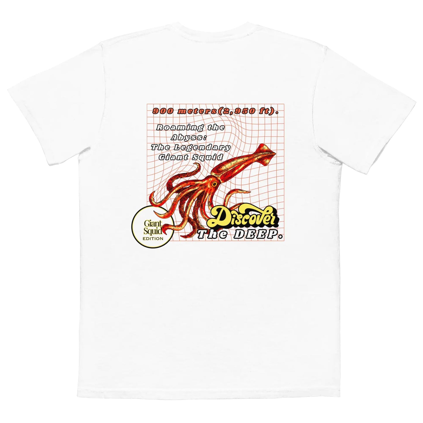 Discover the Deep Giant Squid Pocket T-shirt - jasmin milk bar