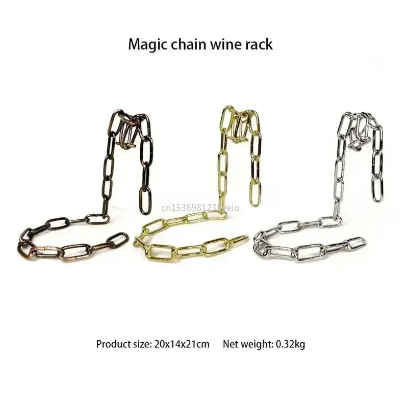 Magical Suspension Iron Chain Wine Racks - jasmin milk bar