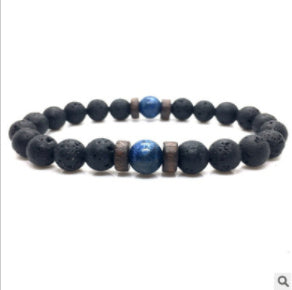 Black Volcanic Stone Bracelet - jasmin milk bar