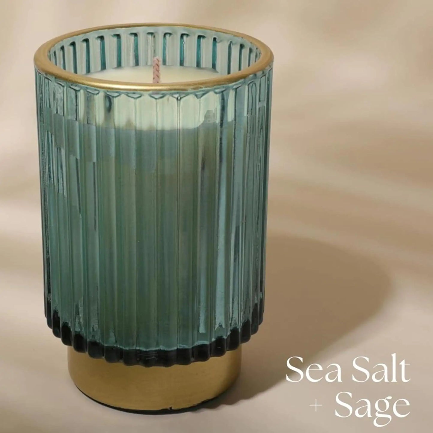 Sea Salt Sage 11 oz Glass Candle with Box Candle Gifts Luxury Glass Jar Candles