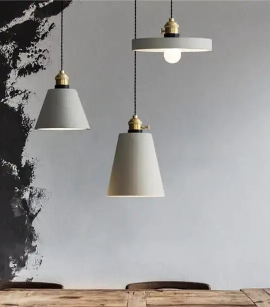 Vintage Style Cemented Pendant Light - jasmin milk bar