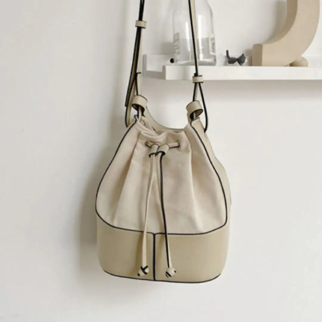 Sabine Drawstring Bag - jasmin milk bar