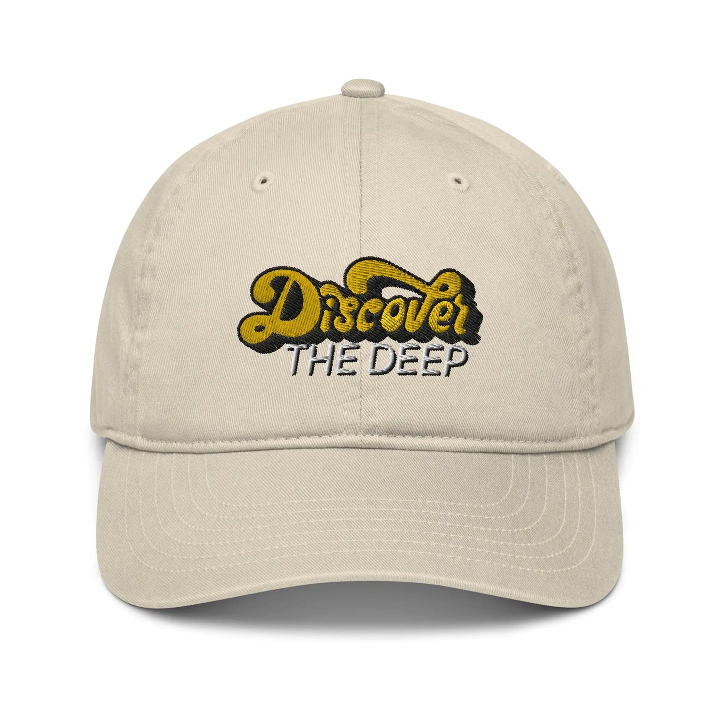 Discover the Deep Organic Dad Hat - jasmin milk bar