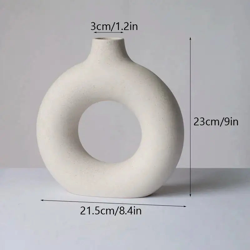 Round Ceramic Vase - jasmin milk bar