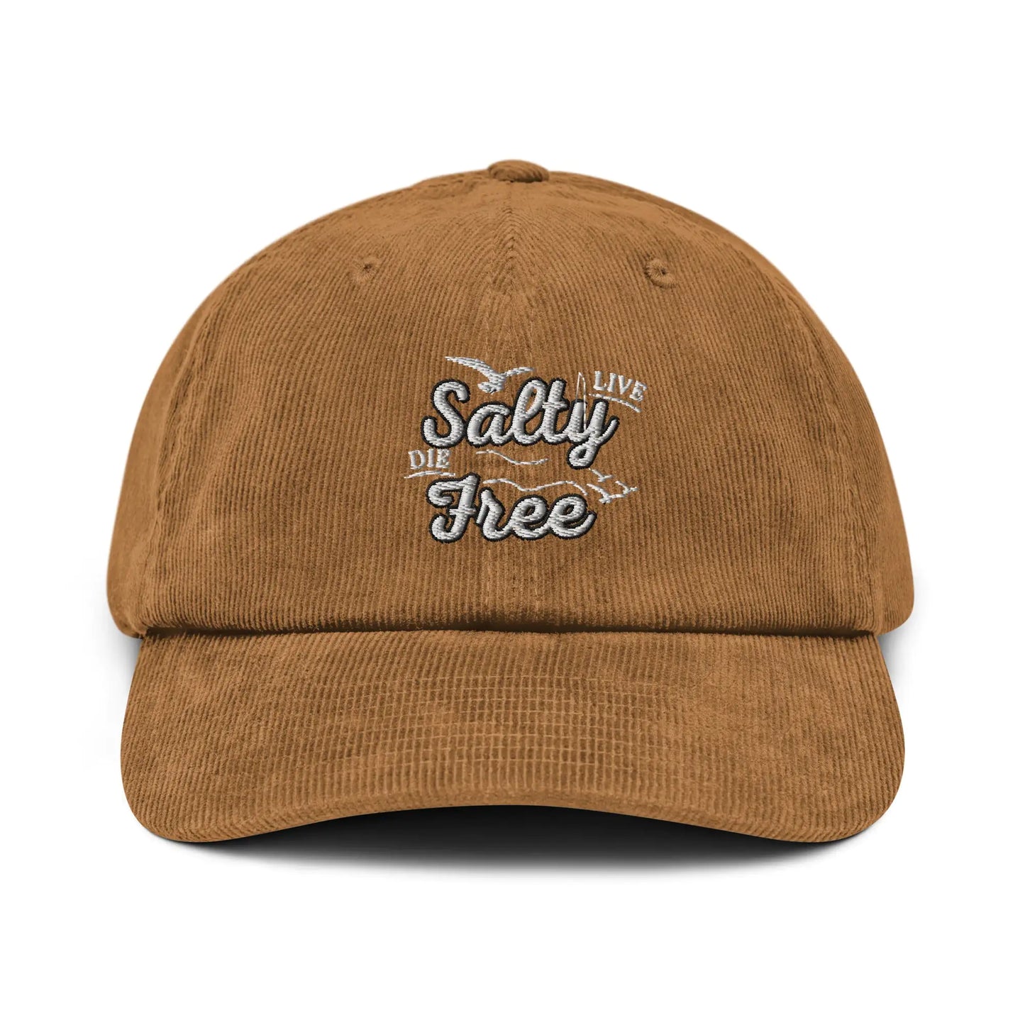 Live Salty, Die Free Corduroy hat - jasmin milk bar